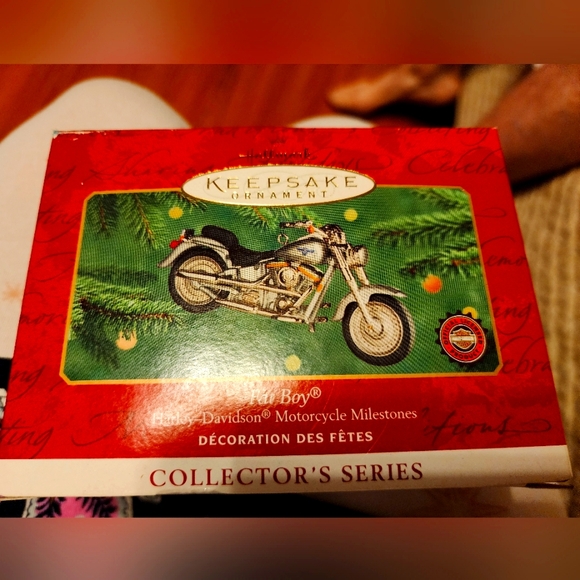 Hallmark brand keepsake ornament Harley Davidson Fatboy - Picture 1 of 1